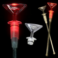 9" Red Martini Light-Up Cocktail Stirrers